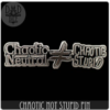 chaotic not stupid (enamel pin)