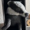 hand painted badger booknook