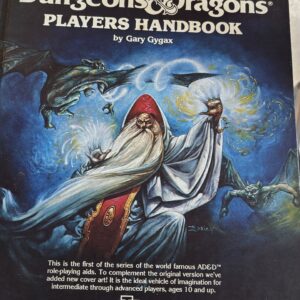 1981 2nd Edition Advance Dungeons and Dragons Players Handbook