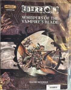 Whispers of the Vampire's Blade badger booknook