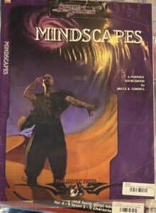 Mindscapes : A Psionics Sourcebook (Paperback) badger booknook