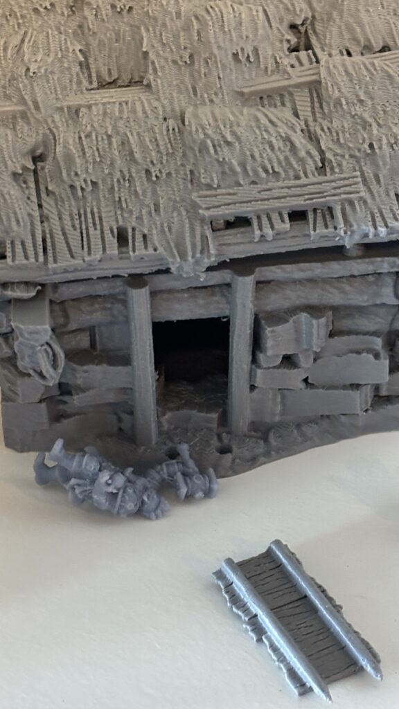3d printed artic cabin unpainted