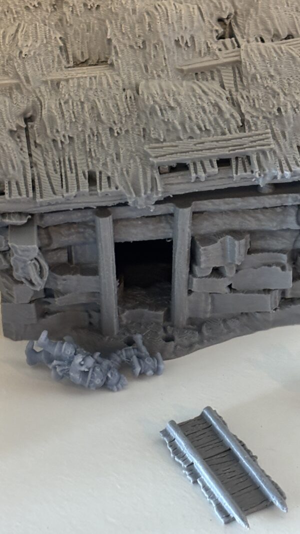 3d printed artic cabin unpainted