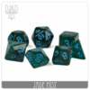 jade mist glitter dice