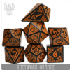 knotwork orange dice