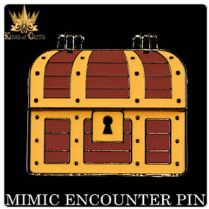 mimic encounter (enamel pin)