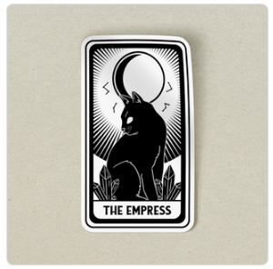 the empress tarot card sticker