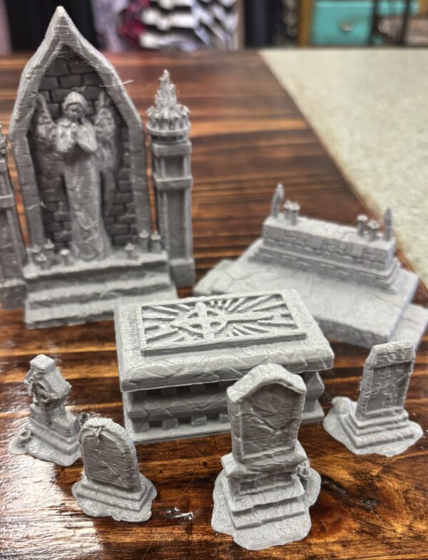 Graveyard set - unpainted