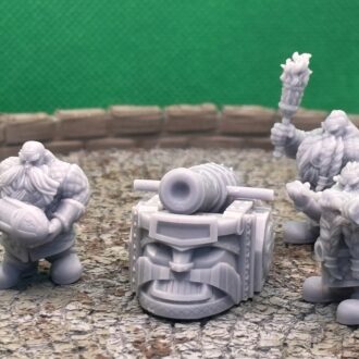 Dwarven Cannon Crew 32mm