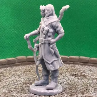 Alatare - Human Archer with Owl - 32mm