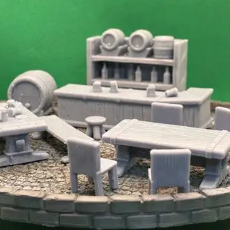 Inn Accessory Set - 32mm unpainted